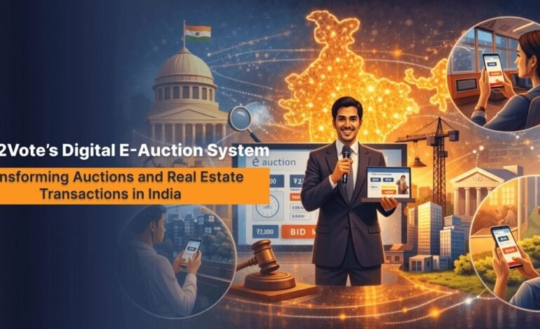 Right2Vote’s Digital E-Auction System Is Transforming Auctions and Real Estate Transactions in India