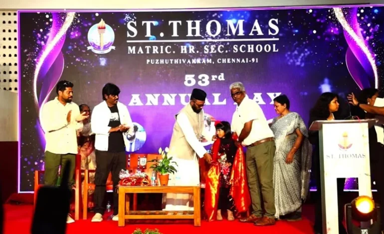 The Future of Music Is Nine Years Old: Victoria Isaac Honoured at St. Thomas Matric Hr. Sec. School’s 53rd Annual Day